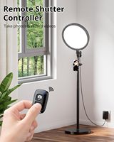 Éclairage LED Professionnel Complet, Anneau Lumineux avec Support et Télécommande pour Téléphone, Idéal Maquillage, Photographie, Studio, Coiffeur, Scalable