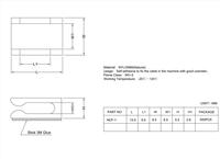 Pince de câble en nylon adhésif pour fixation de fil Pince de câble 3M