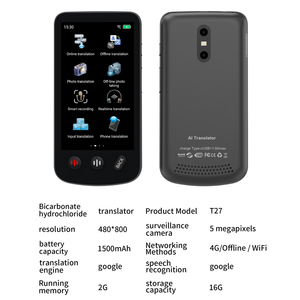 Empowered by ChatGPT Audio AI Offline <strong>Language</strong> Translator with 160 Online <strong>Languages</strong> 53 Photos WIFI BT IPS Display 100% Accuracy - Product Image 5