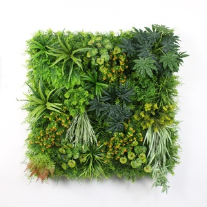 Pannello di Parete Verde Artificiale 1x1M Personalizzabile Giardino Verticale per Design di Facciate Architettoniche e Paesaggistiche Commerciali - Product Image 5