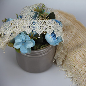 Của phụ nữ sang trọng ren TRIM đồ ngủ mật độ cao 3D thêu mềm tan trong nước lưới thanh lịch nhà dệt may hiện đại quần áo - Product Image 6