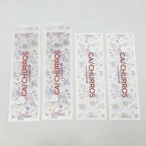 Sac en papier personnalisé pour churros, qualité alimentaire, résistant à la graisse, papier glassine plat - Product Image 4