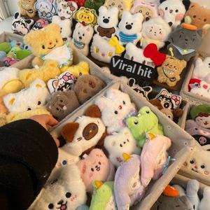 Pendentifs de poupées de styles variés, pendentifs de poupées en peluche qui couinent pour les stands de marché nocturne, cadeaux pour poupées à lancer, pur coton - Product Image 2