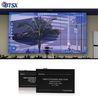 Extender HDMI Fiber Optik Zero Delay 30KM Tanpa Kompresi 4K60 dengan Dukungan KVM untuk Transmisi AV Jarak Jauh