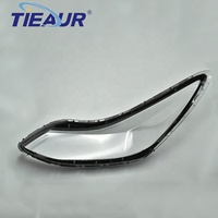 TIEAUR Vente en gros de pièces automobiles, lentille de phare de voiture, phare avant, bord noir, lentille transparente pour CRUZE 2016-2018