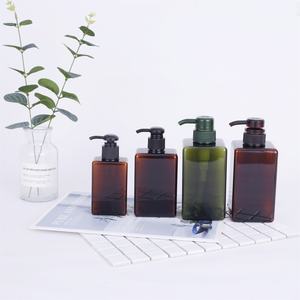 ขวดพลาสติกสี่เหลี่ยมสีดำสำหรับแชมพู โลชั่น  ขนาด 150 มล. 250 มล. 280 มล. 16 ออนซ์  พร้อมหัวปั๊มสีขาว  สำหรับสบู่เหลวแบบกำหนดเองได้  วัสดุ HDPE และ PET - Product Image 3
