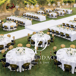 Silla Moderna de Lujo para Comedor, Banquete, Boda, Fiesta, de Acero Inoxidable Dorado y Cuero PU, para Sala de Estar y Apartamento - Product Image 6