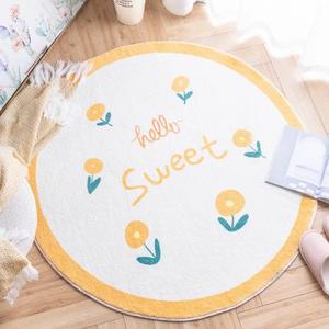 Tappeto da gioco per bambini di grandi dimensioni per bambini, tappeto rotondo e strisciante, tappetino da gioco, decorazione per camera - Product Image 3