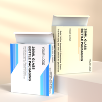 Boîtes d'emballage en carton pliables pour médicaments pharmaceutiques, emballages en papier pour médicaments liquides