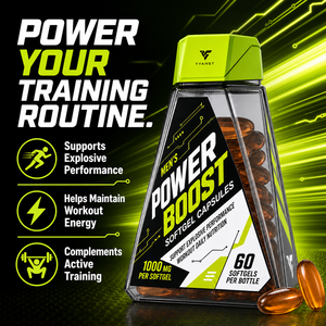 Complément Alimentaire Hommes Power Boost Softgel 1000mg 60 Gélules – Soutien Performance Explosive, Maintien de l'Énergie, Style de Vie Actif - Product Image 3