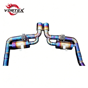 Escape Catback VORTEX de Titanio con Valvetronic para Porsche 718 Boxster Cayman GT4 2.0T 4.0L 2017-2025, Instalación Directa - Product Image 1