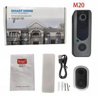 Custom Logo Dual Storage Mode Doorbell Button Wake-up APP Remote Monitoring Smart WiFi Video Door Phone IP65 Waterproof Motion