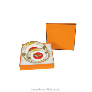 Plato Decorativo Retro Red Horse de 10 Pulgadas, Plato de Cerámica de 8 Pulgadas <span class=keywords><strong>para</strong></span> el Hogar o Restaurante, Plato <span class=keywords><strong>para</strong></span> Bistec - Product Image 1