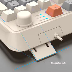 Teclado para Juegos K82 con Luz RGB, Modos Duales BT 2.4G, Puerto USB, Teclado Luminoso de 94 Teclas, Cableado para Computadora Portátil, Laptop y Escritorio - Product Image 5