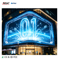 Écran LED extérieur |   Affichage publicitaire 3D à vision directe pour façade de bâtiment, poteau d'autoroute, panneau d'affichage, périmètre de stade et arène