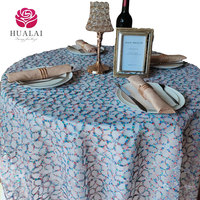 HT-TC-C005 Transforme su Flujo de Trabajo de Análisis con una Cubierta de Mesa Tejida en Jacquard 100% Poliéster