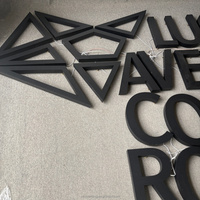 Letrero Luminoso LED 3D de Acrílico y Metal con Retroiluminación de Fábrica, Logotipo Iluminado para Tienda, Letrero Comercial LED Personalizado
