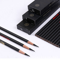 Crayon à Charbon Professionnel pour Étudiants et Artistes Kasimir – Noir, Doux, Moyen, Dur – Trois Styles