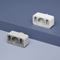 Adaptateur de prise électrique européen Pheiyon EU Schuko 1*16A+2*2.5A 3 voies, 3 prises, marquage TUV+CE, rallonge pour la maison