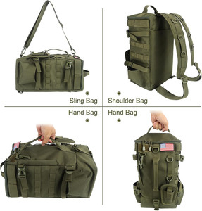 Free Sample Waterproof Geometric Pattern Tactical Backpack 45L Oxford American Survival Hunting Camping <b>Bag</b> - Product Image 6