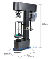 Machine de capsulage manuelle DK-50 pour capsules de boissons, capsules de vin en aluminium à anneau de traction, capsules à vis Ropp