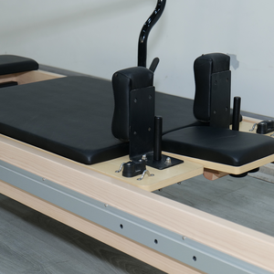 Réformateur de <span class=keywords><strong>Pilates</strong></span> en bois d'érable à piste complète commerciale résistance réglable corps durable écologique formation professionnelle <span class=keywords><strong>Yoga</strong></span> - Product Image 4