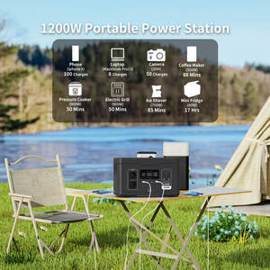 SOUOP Venta al por mayor 1kw Lifepo4 Ups Tragbare Powerstation Carga rápida 1000W Estación de energí<span class=keywords><strong>a</strong></span> portátil 1200W Generador solar todo en uno - Product Image 2