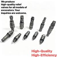 Válvula de Descarga y Válvula de Seguridad de Alta Calidad Compatible con PC60-7, Válvula de Alivio 723-20-70500 723-30-70100, Fábrica de Origen OEM