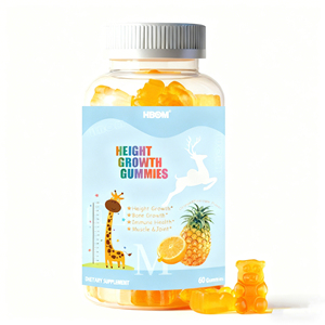 Complément alimentaire en gummies de <span class=keywords><strong>calcium</strong></span> pour enfants et adolescents, marque privée OEM ODM, soutien à la croissance et au <span class=keywords><strong>calcium</strong></span> - Product Image 1