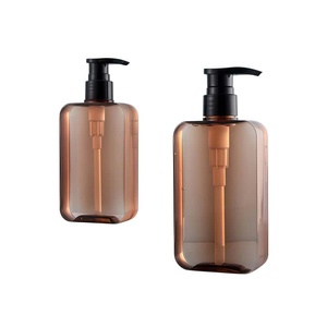 Botella de Plástico PET Esmerilada Personalizada de 250 ml con Bomba para Loción Corporal, Champú y Acondicionador - Product Image 2
