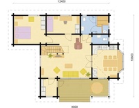 Personnalisable, 2 étages, grande maison préfabriquée en bois / ferme / villa / chalet