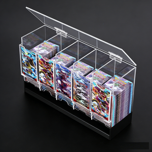 Dispensador de Paquetes de Refuerzo de Acrílico Transparente de 3 Estantes, Base Negra, Resistente al Agua, Fácil de Montar, Ecológico - Product Image 2