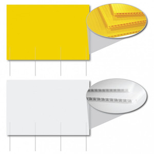 Coroplast Sheet <strong>4x8</strong> Outdoor Celebration Yard Signs With Stakes <strong>Corrugated</strong> <strong>Plastic</strong> Letter Birthday Yard Signs Supporting Custom - Product Image 5