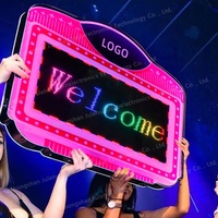 Tablero de letras de venta superior personalizado Pantalla de botella LED presentador de botella de champán LED glorificador de botella para evento de fiesta de club nocturno