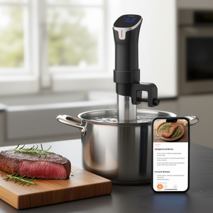 Cuisinière sous vide Vevor 1100W WiFi, circulateur à immersion, écran LED, chauffage rapide, contrôle précis de la température - Product Image 2