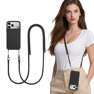 多用途調整可能な電話ストラップ、電話を安全に持ち運ぶためのソリューション。ネックストラップから紛失防止リストロープに変換可能、iPhone対応。 - Product Image 1