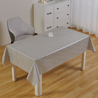 Nappe de table RNPT Platinum Luxury Silver Gray, design italien, nappes de table en PVC, nettoyage facile