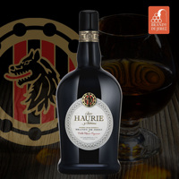 Fabriqué en Espagne, 10 ans de vieillissement, BRANDY HAURIE GRAN RESERVA, Brandy espagnol Do Jerez, Brandy premium 700ml