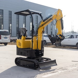 Mini-excavatrice légère populaire de 1 tonne avec bras de creusement et pompe hydraulique Koop, livraison gratuite, garantie 1 an, pour le creusement de fondations de terrasses - Product Image 3