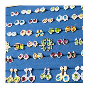 Zarcillos para dama Aretes Pendientes plata 925 Mujer argollas aretes pendientes coreanos plata 925 Acero inoxidable zarcillos - Product Image 1