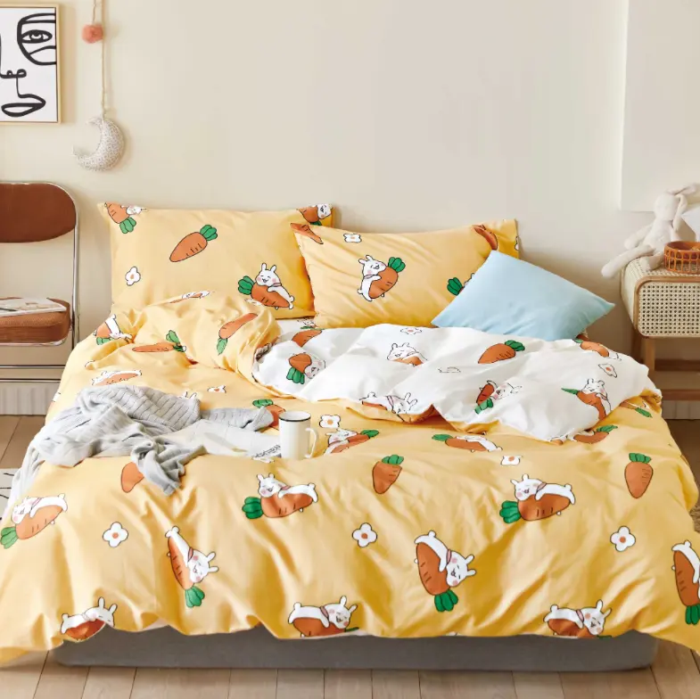 wholesale bed linen 100% cotton printed fabric