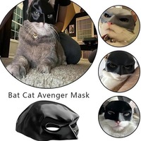 Gros Grand Chat Cosplay Accessoires-Chat Halloween Masque + Funny Cat Costumes pour Pet Halloween Parties
