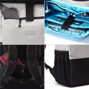 Custom Sustainable Friendly Recycled Travel Roll Top Bag Waterproof Laptop <b>Rolltop</b> <b>Backpack</b> - Product Image 5