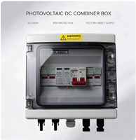 Boîtier de Jonction Solaire MINGTUO IP66 ABS 500V DC 32A, Boîtier Combinateur PV Étanche 3 Entrées 3 Sorties, Boîtier de Distribution Extérieur 6 Prises