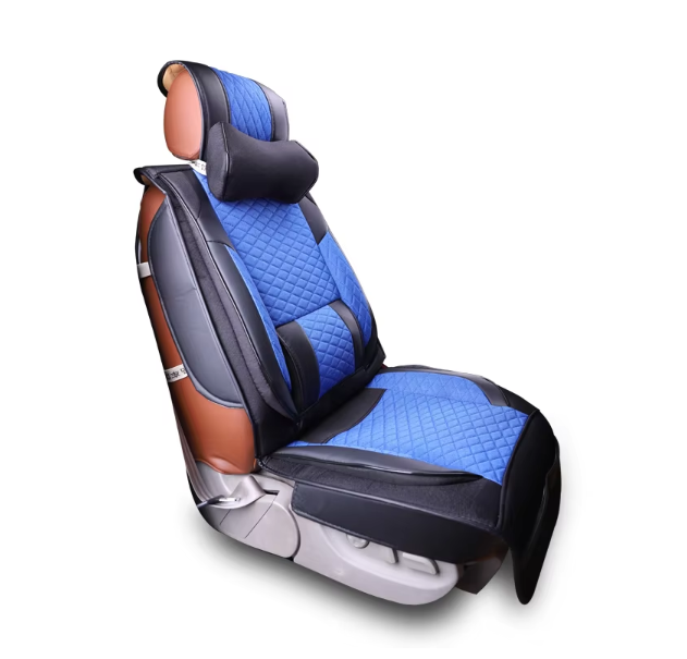 Car Seat Cover Set Universal Fit Most Vehicles One Seat Cover Good Leather Linen Fabric Car Accessories