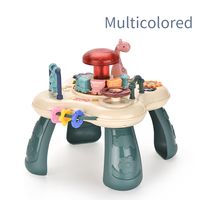 Jouets de table éducatifs pour enfants, jouets de table éducatifs pour bébés, jouets de table amusants multifonctionnels pour enfants avec lumière musicale