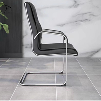 Chaise de bureau de loisirs durable du fabricant, avec cadre métallique robuste et élégant pour le bureau