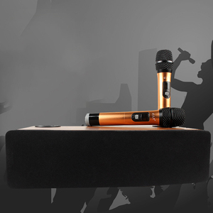 Micro và âm thanh bằng gỗ loa <span class=keywords><strong>bluetooth</strong></span> Loa nhà không dây Microphone loa âm nhạc <span class=keywords><strong>Bluetooth</strong></span> Loa - Product Image 4