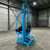 MIKTON MKD-110D Foreuse électrique portable pour puits d'eau, 110 m, sur roues, mobile, facilement déplaçable