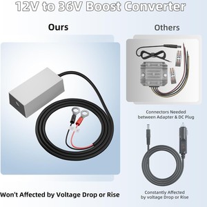 Mini Convertidor de Potencia Star Creation de 12V 24V a 36V 1.67A, Convertidor de Corriente Continua de 60W, IP68, FCC, CE, ROHS, UL, Garantía de Un Año - Product Image 2